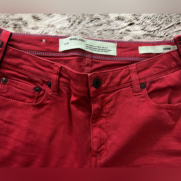 Off White “Main/Denim Label” Womens Jeans With Logo...